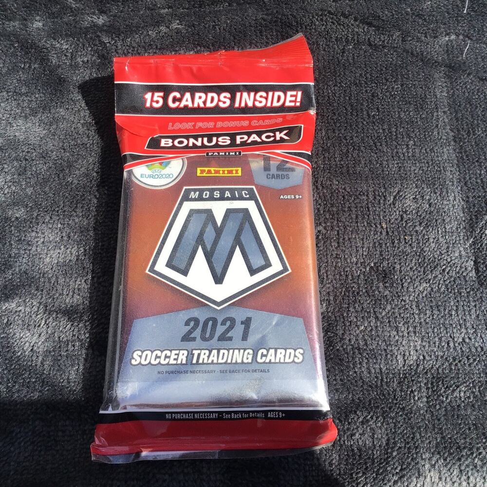 2020 21 Panini Mosaic UEFA Euro Soccer Cello Multi Pack 15 Cards Sealed NWT